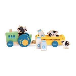 DREWNIANY TRAKTOREK Z FARMY, CHICCO