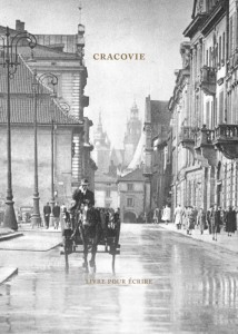 CRACOVIE. KSIĄŻKA DO PISANIA W.FRANCUSKA