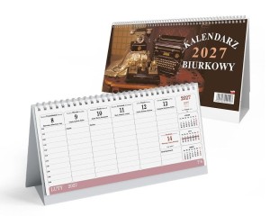 KALENDARZ 2027 BIUROWY POZIOMY