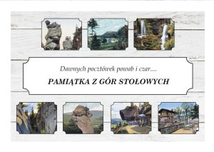 PAMIĄTKA Z GÓR STOŁOWYCH. DAWNYCH POCZTÓWEK...
