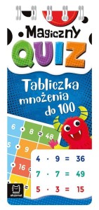MAGICZNY QUIZ. TABLICZKA MNOŻENIA DO 100. SPIRALA