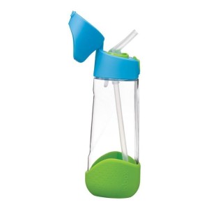 BUTELKA NA WODĘ TRITANOWA ZE SŁOMKĄ 600ML