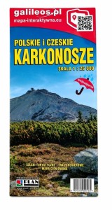 MAPA TURYST. POLSKIE I CZESKIE KARKONOSZE 1:25 000