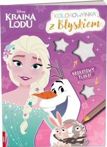 DISNEY KRAINA LODU. KOLOROWANKA Z BŁYSKIEM