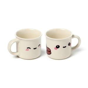 FILIŻANKI PORCELANOWE DO ESPRESSO FOODIEMALS 2SZT