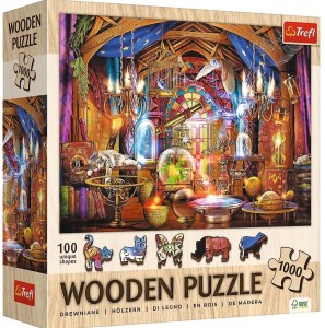 PUZZLE DREWNIANE 1000 CZARODZIEJSKA KOMNATA TREFL