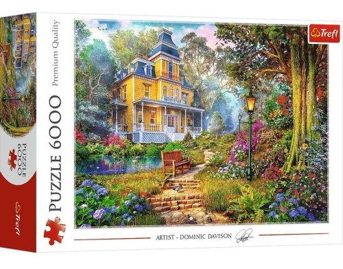 Puzzle 6000 Letnia Rezydencja TREFL, Trefl