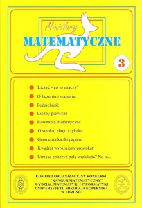 MINIATURY MATEMATYCZNE CZ.3, PRACA ZBIOROWA