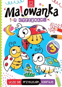 UCZĘ SIĘ, PRZYKLEJAM, KOLORUJĘ. MALOWANKA...