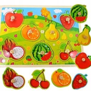 PUZZLE OWOCE, MAKSIK