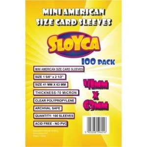 KOSZULKI MINI AMERICAN 41X63MM (100SZT) SLOYCA