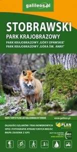MAPA TURYSTYCZNA - STOBRAWSKI PARK KRAJOBRAZOWY