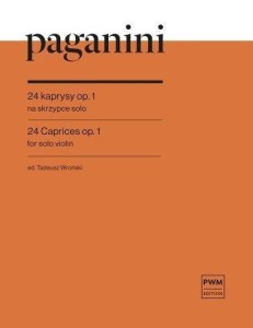 24 KAPRYSY OP.1 NA SKRZYPCE SOLO, NICCOLO PAGANINI
