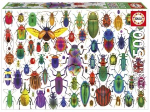 PUZZLE 500 KOLOROWE OWADY, EDUCA