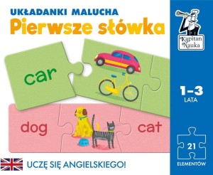 KAPITAN NAUKA. PIERWSZE SŁÓWKA. UKŁADANKI MALUCHA