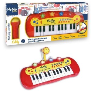 KEYBOARD ELEKTRONICZNY Z MIKROFONEM, MEME