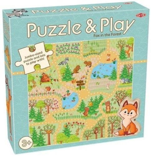 Puzzle z grą: Lis w lesie, Tactic