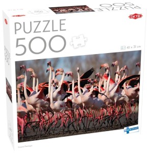 PUZZLE 500 DUŻE FLAMINGI, TACTIC