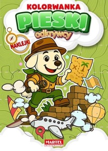 ODKRYWCY. PIESKI KOLOROWANKA Z NAKLEJKAMI
