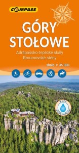 MAPA TURYSTYCZNA - GÓRY STOŁOWE 1:35 000