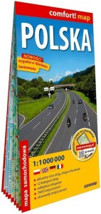 COMFORT! MAP POLSKA - MAPA SAMOCHODOWA 1:1 000 000