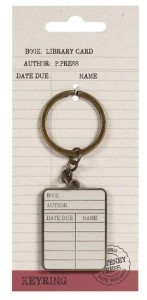 PULTENEY PRESS BRELOK METALOWY - LIBRARY CARD
