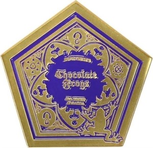 HARRY POTTER PRZYPINKA METALOWA CZEKOLADOWE ŻABY