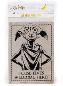 HARRY POTTER TABLICZKA METALOWA A5 ZGREDEK