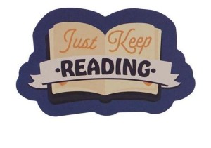 PULTENEY PRESS NAKLEJKA VINYL JUST KEEP READING