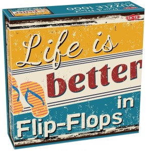 PUZZLE 1000 LOVERS FLIP-FLOPS, TACTIC
