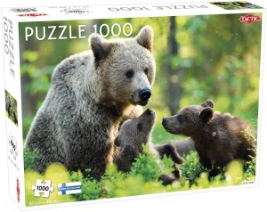 PUZZLE 1000 LOVERS BEAR FAMILY, TACTIC