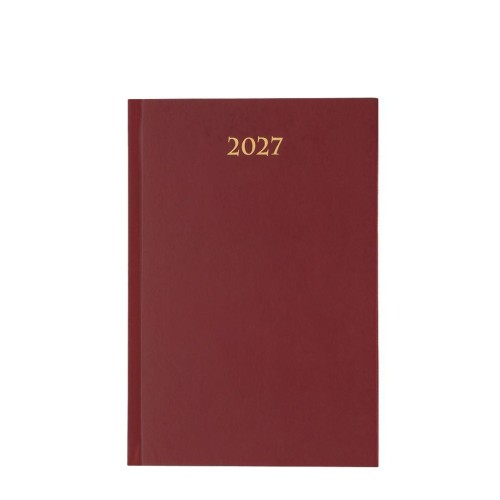 Terminarz 2027 dzienny B6 Divas bordowy