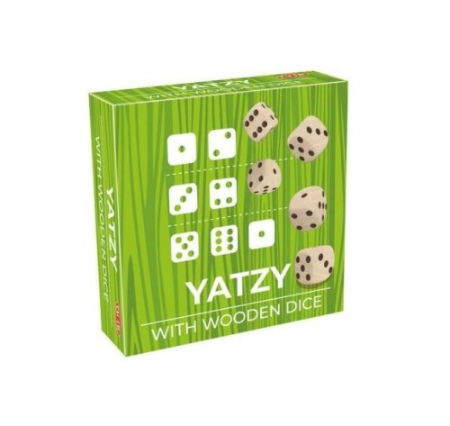 Yatzy drewniane kostki - gra w kości, Tactic