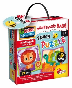 MONTESSORI BABY - DOTYKOWE PUZZLE, LISCIANI