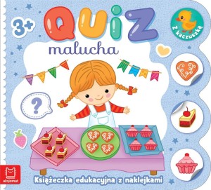 QUIZ MALUCHA. KSIĄŻECZKA EDUKACYJNA Z NAKLEJKAMI..