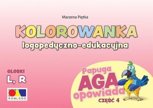 KOLOROWANKA PAPUGA AGA OPOWIADA CZ.4 - L, R
