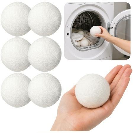 Kule wełniane do suszarki bębnowej 7cm 6szt