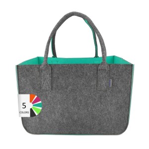 TORBA FILCOWA TURKUSOWA LEVIATAN