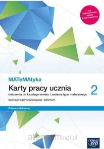 Matematyka 2 Nowa Era ZP, KARTY PRACY używany kat. A