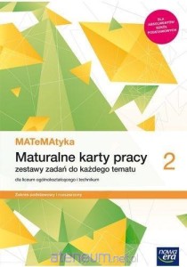  Matematyka 2 Nowa Era ZPR, MATURALNE KARTY PRACY używany kat. A
