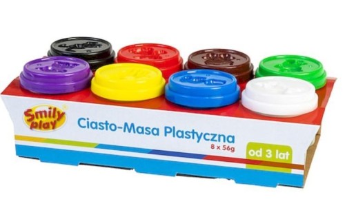 Ciasto-masa 8 słoiczków, Smily Play