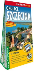 COMFORT! MAP OKOLICE SZCZECINA 1:75 000
