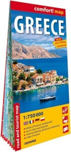 COMFORT! MAP GRECJA 1:750 000, PRACA ZBIOROWA