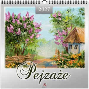 KALENDARZ 2027 WIELOPLANSZOWY 33X33CM PEJZAŻE