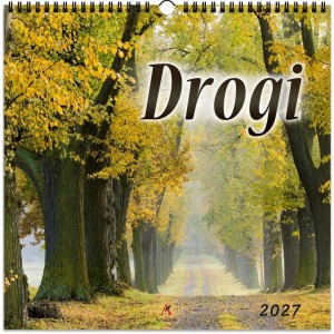 KALENDARZ 2027 WIELOPLANSZOWY 33X33CM DROGI