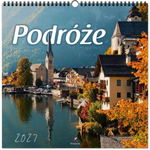 KALENDARZ 2027 WIELOPLANSZOWY 33X33CM PODRÓŻE