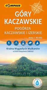 MAPA TURYSTYCZNA GÓRY KACZAWSKIE 1:40 000