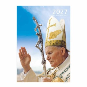 KALENDARZ 2027 A4 ŚCIENNY PAPIESKI