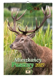 KALENDARZ 2027 A3 ŚCIENNY MIESZKAŃCY PUSZCZY
