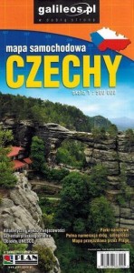 MAPA SAMOCHODOWA - CZECHY 1:500 000